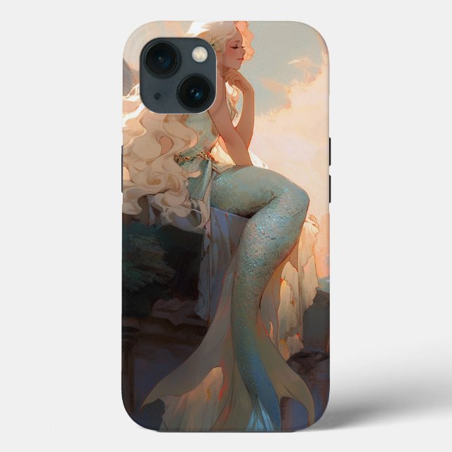 Coques Case-Mate iPhone Mermaid Imaginaire Art (Verso)