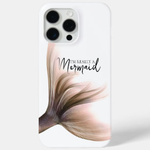 Coque iPhone 15 Pro Max #MermaidLife Im Really a Mermaid   Rose Gold Tail