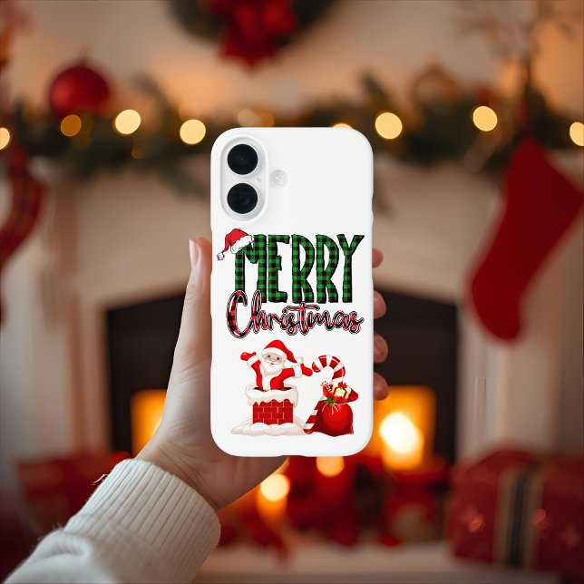 Coques Case-Mate iPhone Merry Christmas by Santa - Apple iPhone 16 Case  (Créateur téléchargé)