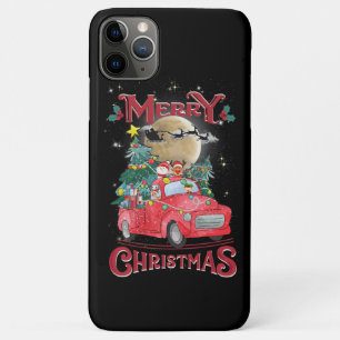 Case-Mate iPhone Case Merry Christmas Vintage Red Santa Truck