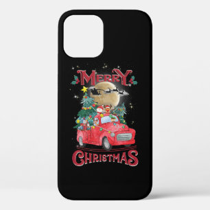 Case-Mate iPhone Case Merry Christmas Vintage Red Santa Truck