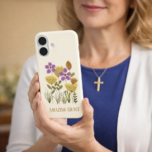 Coque Pour iPhone 16 Merveilleuse Grâce Fleurs Sauvages