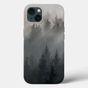 Case-Mate iPhone Case Merveilleuses montagnes de l'aube noir et blanc