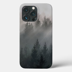 Case-Mate iPhone Case Merveilleuses montagnes de l'aube noir et blanc