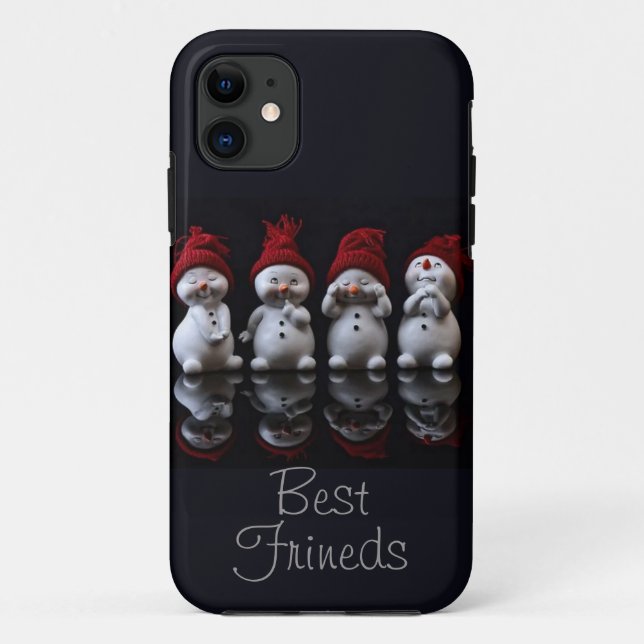 Coques Case-Mate iPhone Merveilleux Grand Noël Meilleurs Amis (Dos)