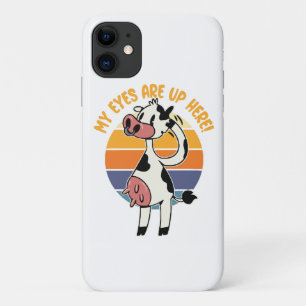 Case-Mate iPhone Case Mes Yeux sont là ! - Graphique des Udders de vache
