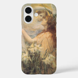 Coque Pour iPhone 16 Message de l'ange par George Swinstead, Art vintag