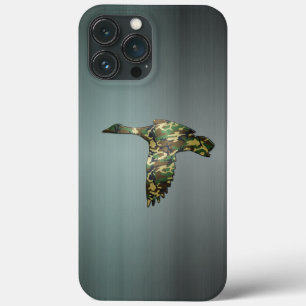 Case-Mate iPhone Case Métal à pistolet brossé - Camo Mallard Canard en C