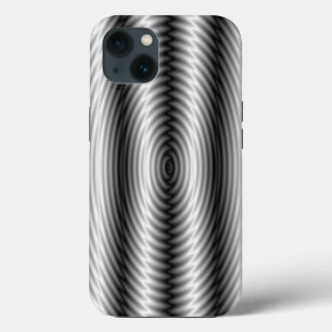 Case-Mate iPhone Case Métal : Acier Sound Wave Illusion High Res
