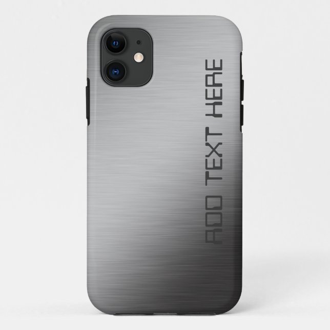 Coques Case-Mate iPhone Métal balayé personnalisé (Dos)