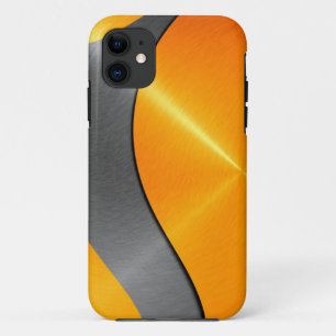 Etui iPhone Case-Mate Métal d'or et d'acier inoxydable de noir