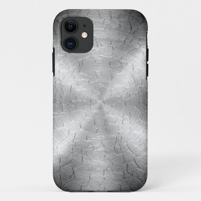 Coques Case-Mate iPhone Métal en acier inoxydable en platine (Dos)