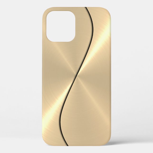 Coques Case-Mate iPhone Métal en acier inoxydable or (Verso)