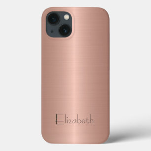 Case-Mate iPhone Case Métal en bronze d'acier inoxydable