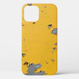 Case-Mate iPhone Case Métal jaune fissuré : texture sale.