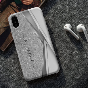 Case-Mate iPhone Case Métal mixte 3-D Parties scintillant or Monogramme 