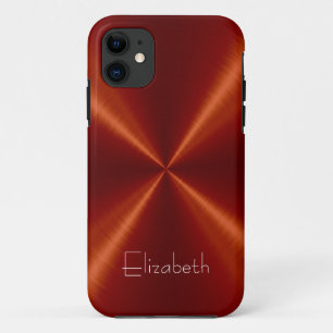 Coque Case-Mate Pour iPhone Métal rouge d'acier inoxydable