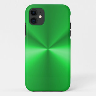 Coques Pour iPhone Métallique vert brillant