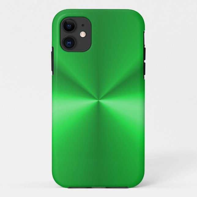 Coques Case-Mate iPhone Métallique vert brillant (Dos)