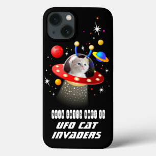 Case-Mate iPhone Case Mettez votre chat dans un Alien Spacship UFO Sci F