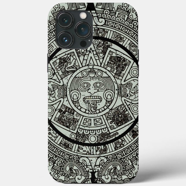 Coques Case-Mate iPhone Mexicaine Aztec Sun Stone Maya Calendrier 1 (Verso)
