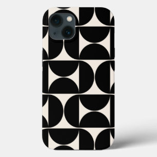 Case-Mate iPhone Case Mi-Siècle Moderne Motif Vintage Noir Et Blanc