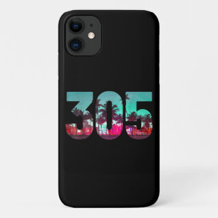 Case-Mate iPhone Case Miami 305 Zone Code Floride Palm Trees Vintage Pri