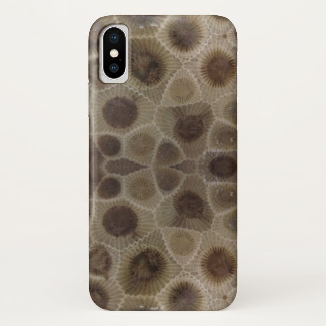 Coques Case-Mate iPhone Michigan État des Grands Lacs Petoskey Stone (Dos)