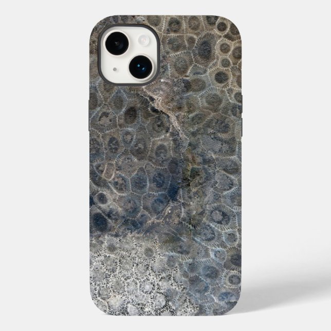 Coques Case-Mate iPhone Michigan Petoskey Stone Design (Verso)