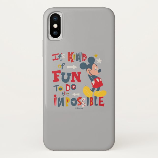 Coques Case-Mate iPhone Mickey | Amusants Pour Faire L'Impossible 2 (Dos)