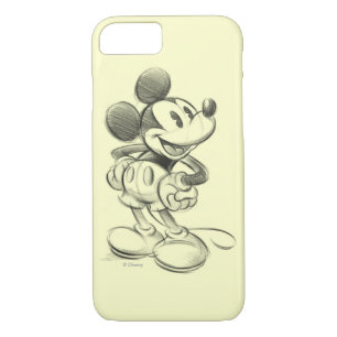 Coque iPhone 7 Mickey classique   Croquis