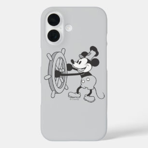 Coque Pour iPhone 16 Mickey classique   Steamboat Willie