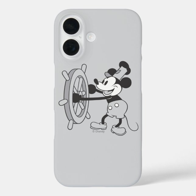 Coques Case-Mate iPhone Mickey classique | Steamboat Willie (Verso)