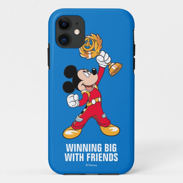 Coques Case-Mate iPhone Mickey et les Roadster Racers | Mickey & Trophée (Dos)