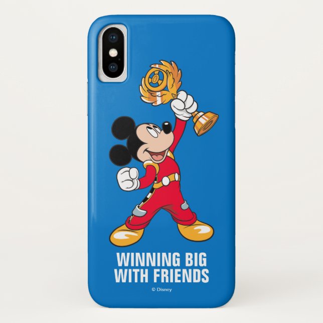 Coques Case-Mate iPhone Mickey et les Roadster Racers | Mickey & Trophée (Dos)