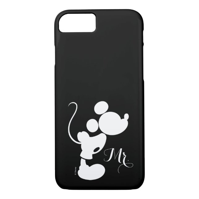 Coques Case-Mate iPhone Mickey et Minnie Mariage | Silhouette (Dos)