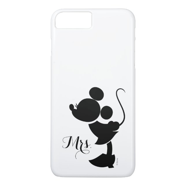 Coques Case-Mate iPhone Mickey et Minnie Mariage| Silhouette (Dos)