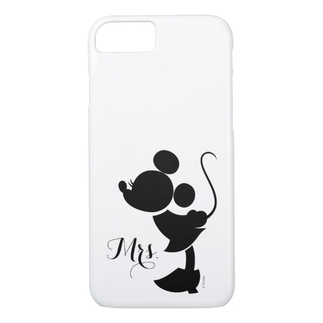 Coques Case-Mate iPhone Mickey et Minnie Mariage | Silhouette (Dos)
