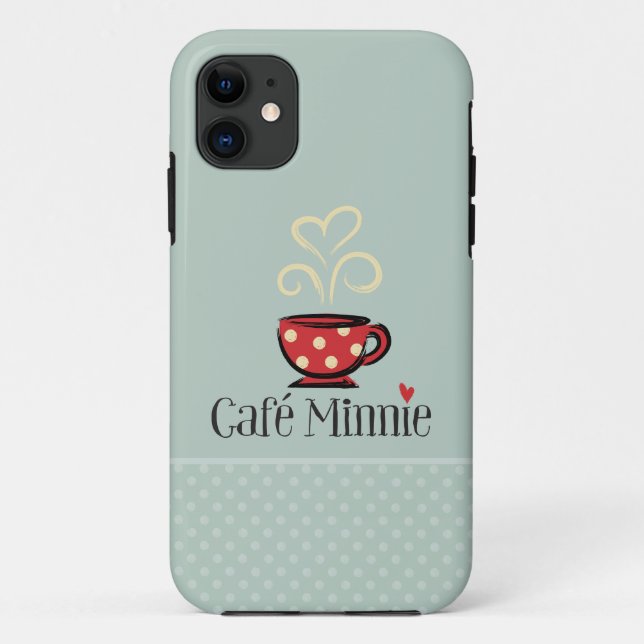 Coques Case-Mate iPhone Mickey français | Café Minnie (Dos)