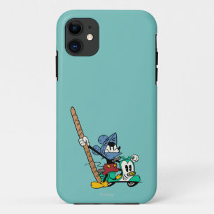 Coque iPhone 11 Mickey français Chevalier Bagette