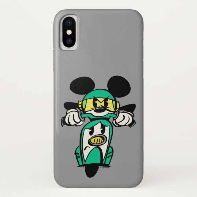 Coques Case-Mate iPhone Mickey français | Droit devant à Vespa (Dos)