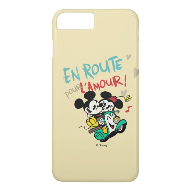 Coques Case-Mate iPhone Mickey français | En Route pour L'Amour (Dos)
