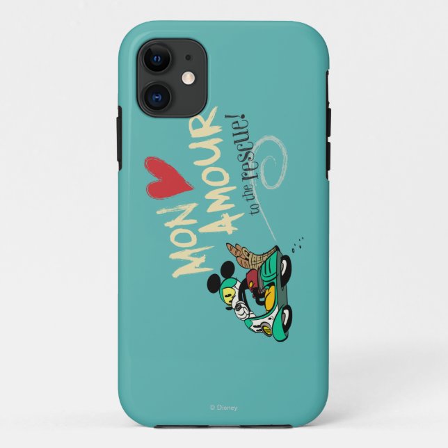 Coques Case-Mate iPhone Mickey français | Mon Amour (Dos)