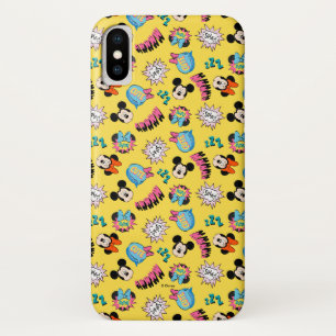 Coque iPhone X Mickey & Minnie   Motif Super Héros Pop
