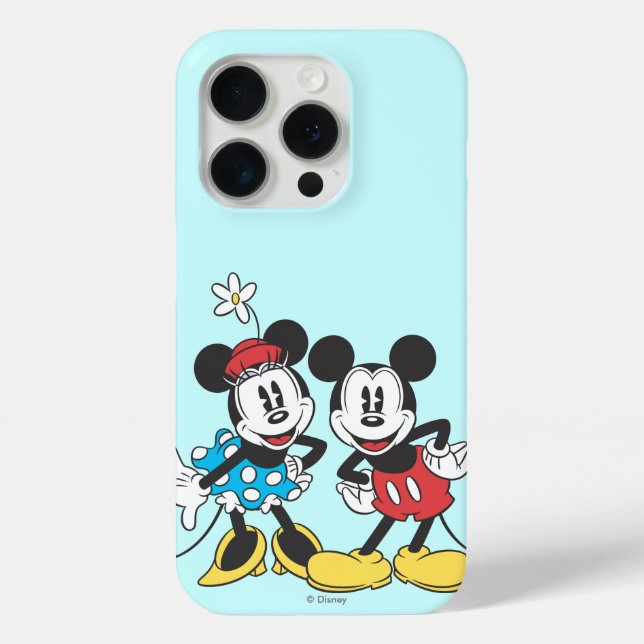 Coques Case-Mate iPhone Mickey & Minnie | Paire classique (Verso)