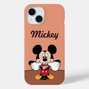 Coque Pour iPhone 15 Mickey moderne   Tirant la langue