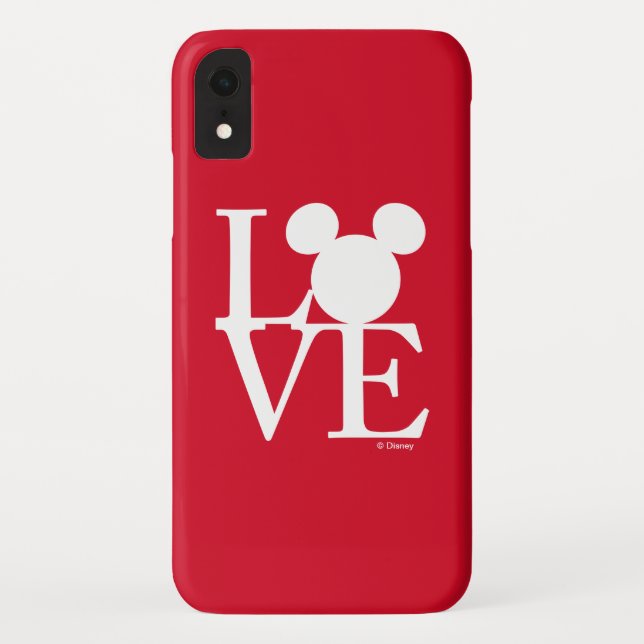 Coques Case-Mate iPhone Mickey Mouse AMOUR | Saint-Valentin (Dos)