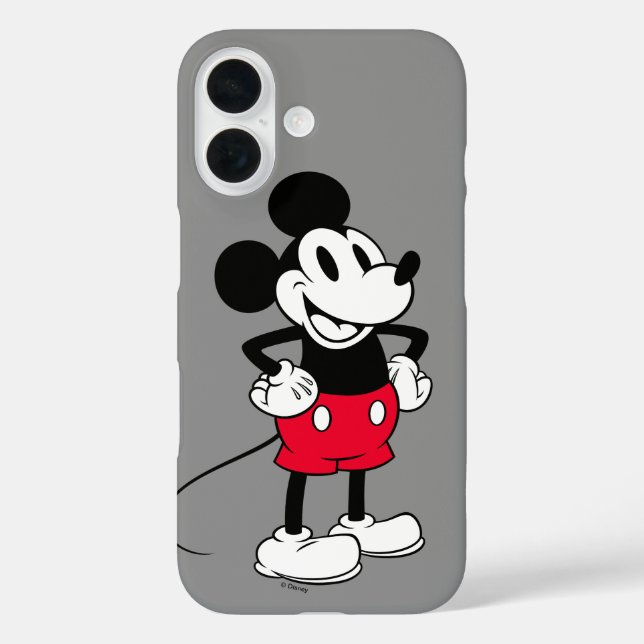 Coques Case-Mate iPhone Mickey Mouse Classique | Un Vrai Original (Verso)