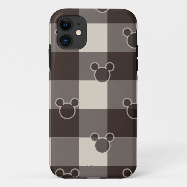 Coques Case-Mate iPhone Mickey Mouse | MOTIF BROWN (Dos)