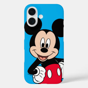 Coque Pour iPhone 16 Mickey Mouse Pose Souriante